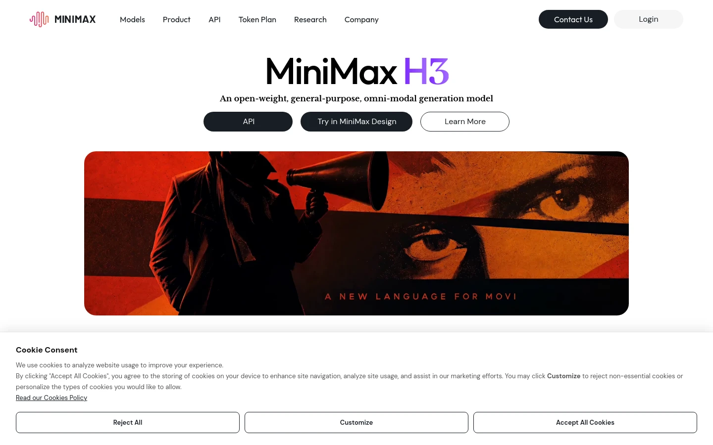MiniMax 官网首页